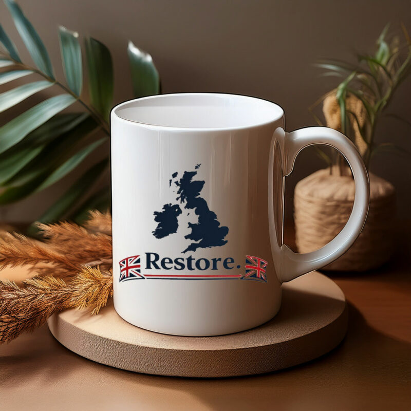 Restore Britain Classic UK Map Mug