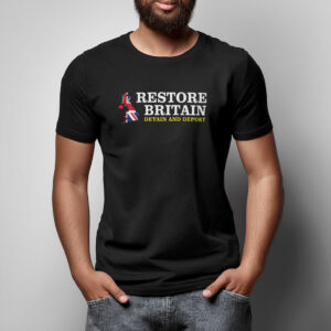 Restore Britain Detain and Deport British Flag Shirt
