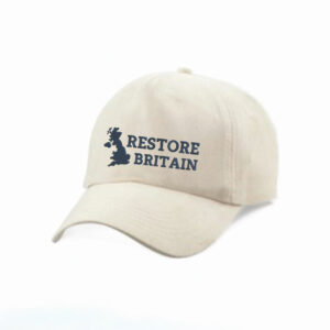 Restore Britain Embroidered Baseball Cap, Anti-Labour Hat