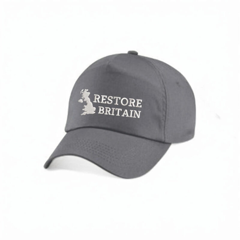 Restore Britain Embroidered Baseball Cap, Political Supporter Hat