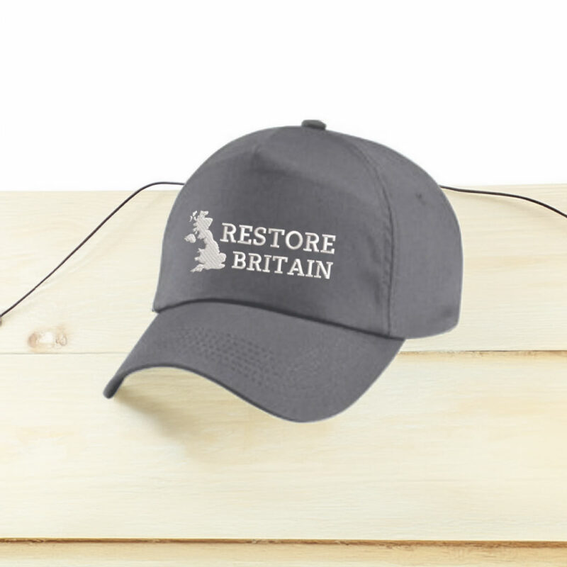 Restore Britain Embroidered Baseball Cap, Political Supporter Hat