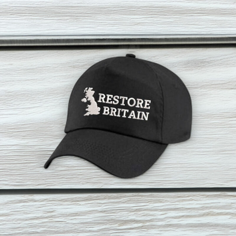 Restore Britain Embroidered Cap – Patriotic Supporter Graphic Cap