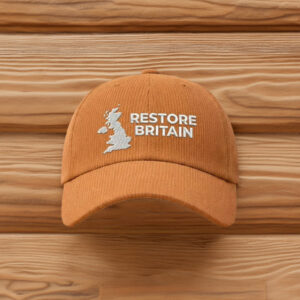 Restore Britain Embroidered Corduroy Hat