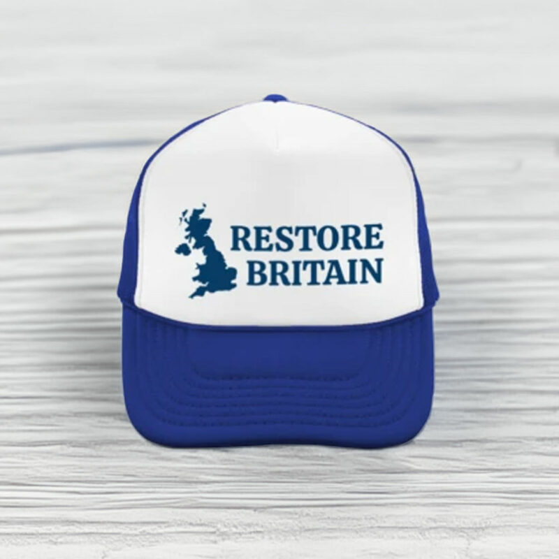 Restore Britain Embroidered Hat Classic Trucker Cap