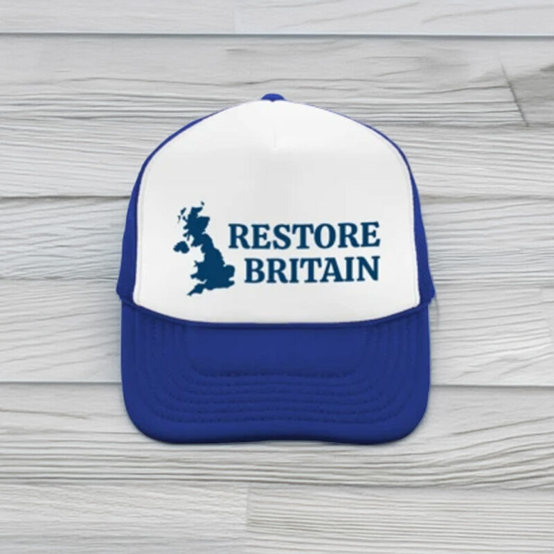 Restore Britain Embroidered Hat Classic Trucker Cap