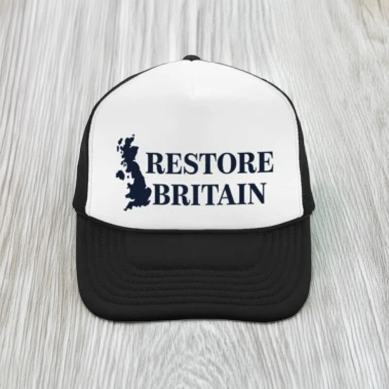 Restore Britain Embroidered Trucker Cap Hat