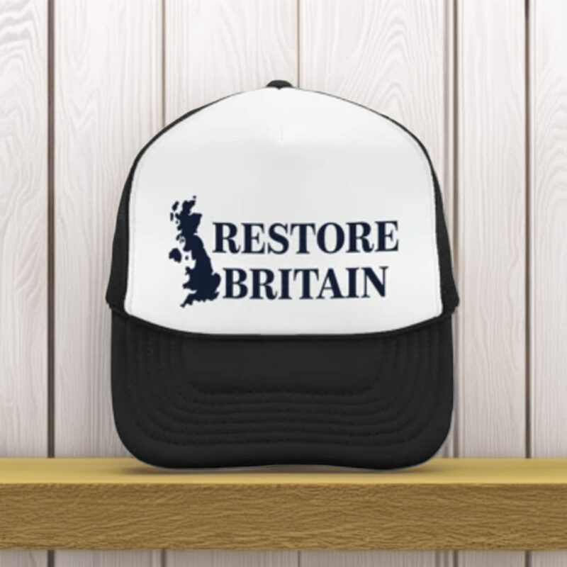 Restore Britain Embroidered Trucker Cap Hat