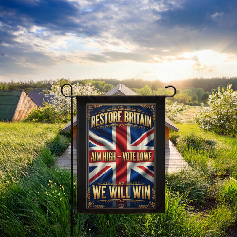 Restore Britain Framed Print Patriotic Campaign Flag
