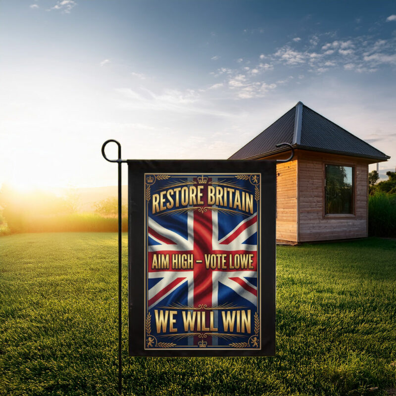 Restore Britain Framed Print Patriotic Campaign Flag