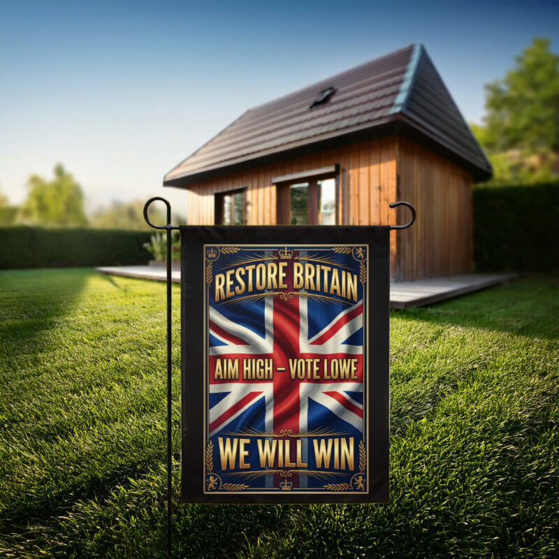 Restore Britain Framed Print Patriotic Campaign Flag