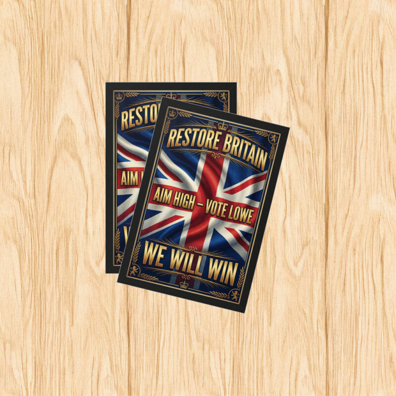 Restore Britain Framed Sticker