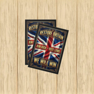 Restore Britain Framed Sticker