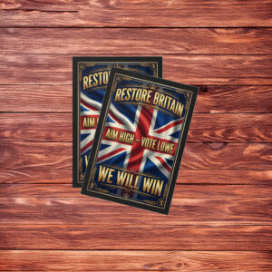 Restore Britain Framed Sticker
