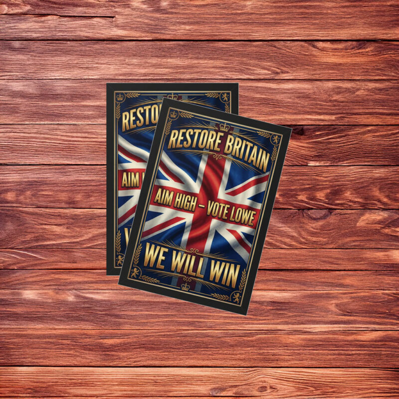 Restore Britain Framed Sticker