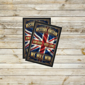 Restore Britain Framed Sticker