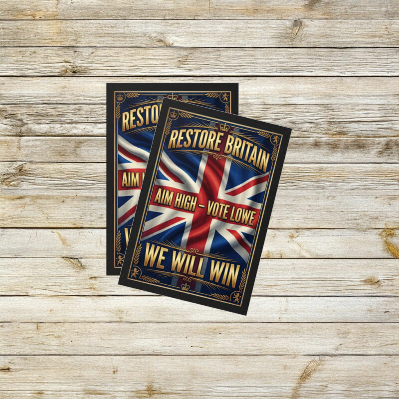 Restore Britain Framed Sticker