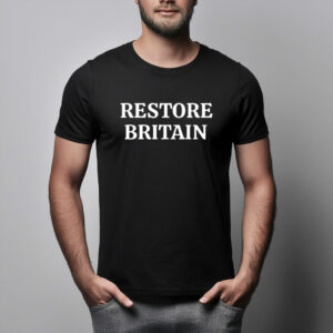 Restore Britain Large Text T-Shirt