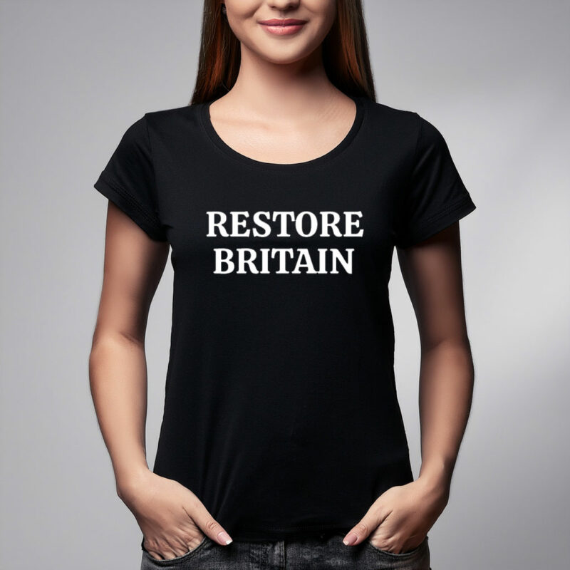 Restore Britain Large Text T-Shirt