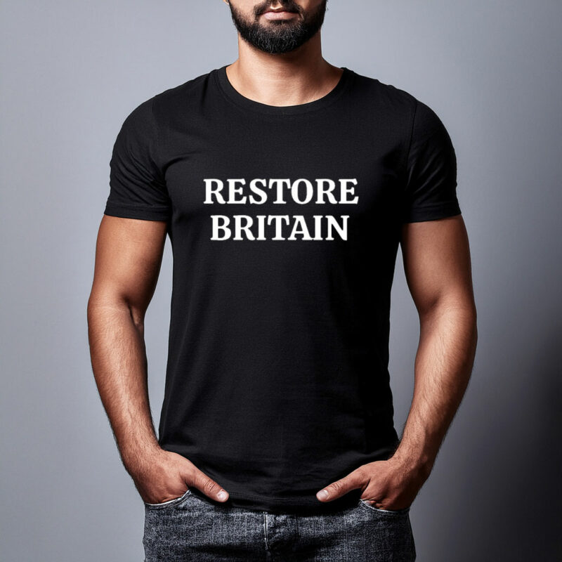 Restore Britain Large Text T-Shirt