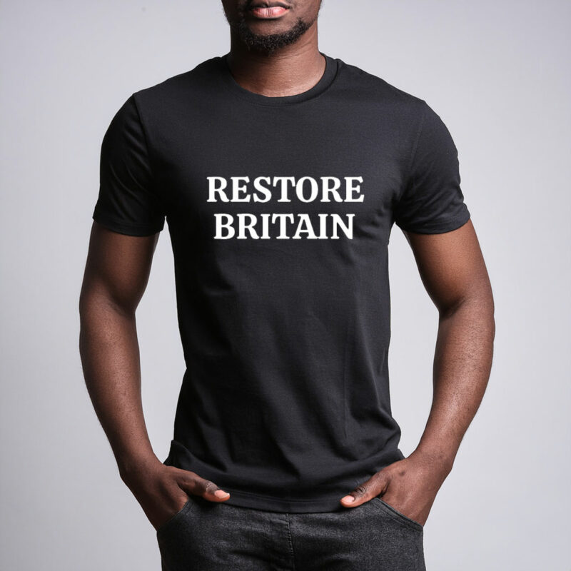 Restore Britain Large Text T-Shirt