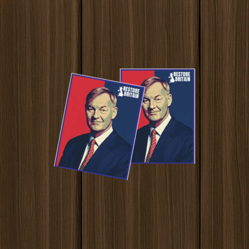 Restore Britain Leader Portrait Sticker