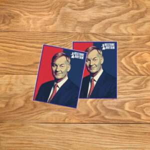 Restore Britain Leader Portrait Sticker