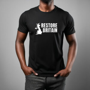 Restore Britain Map Graphic T-Shirt