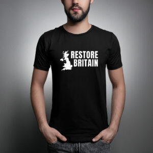 Restore Britain Map Graphic T-Shirt