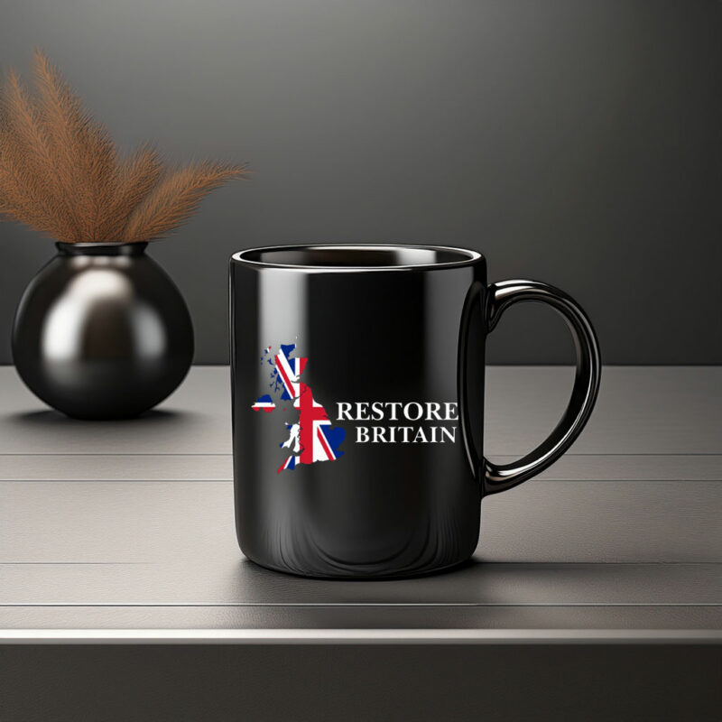 Restore Britain Map Mug