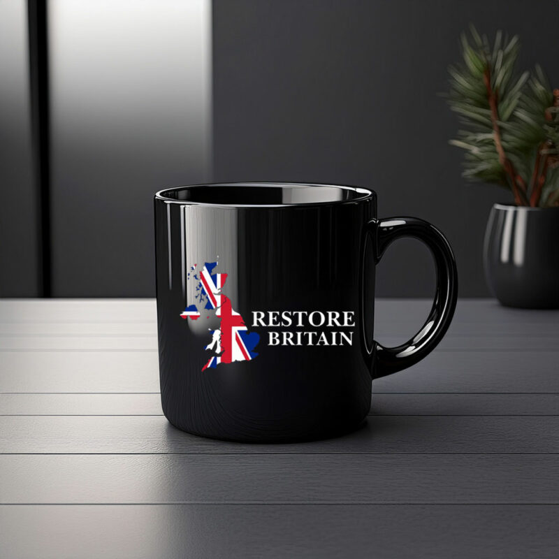 Restore Britain Map Mug