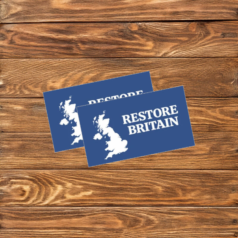 Restore Britain Map Sticker