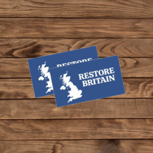 Restore Britain Map Sticker