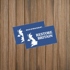 Restore Britain Map Sticker