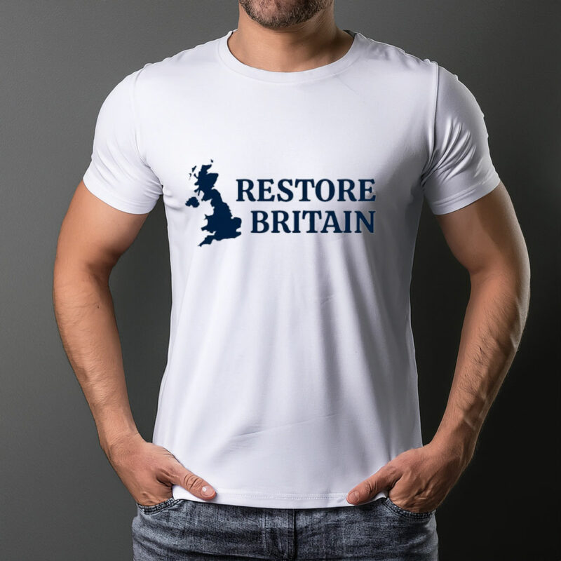 Restore Britain Map T-Shirt