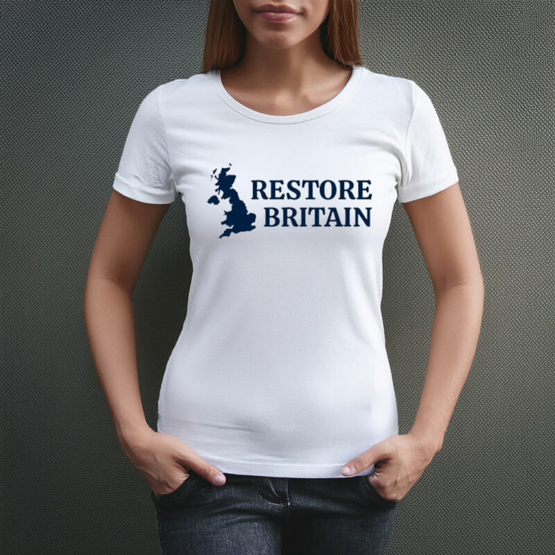 Restore Britain Map T-Shirt