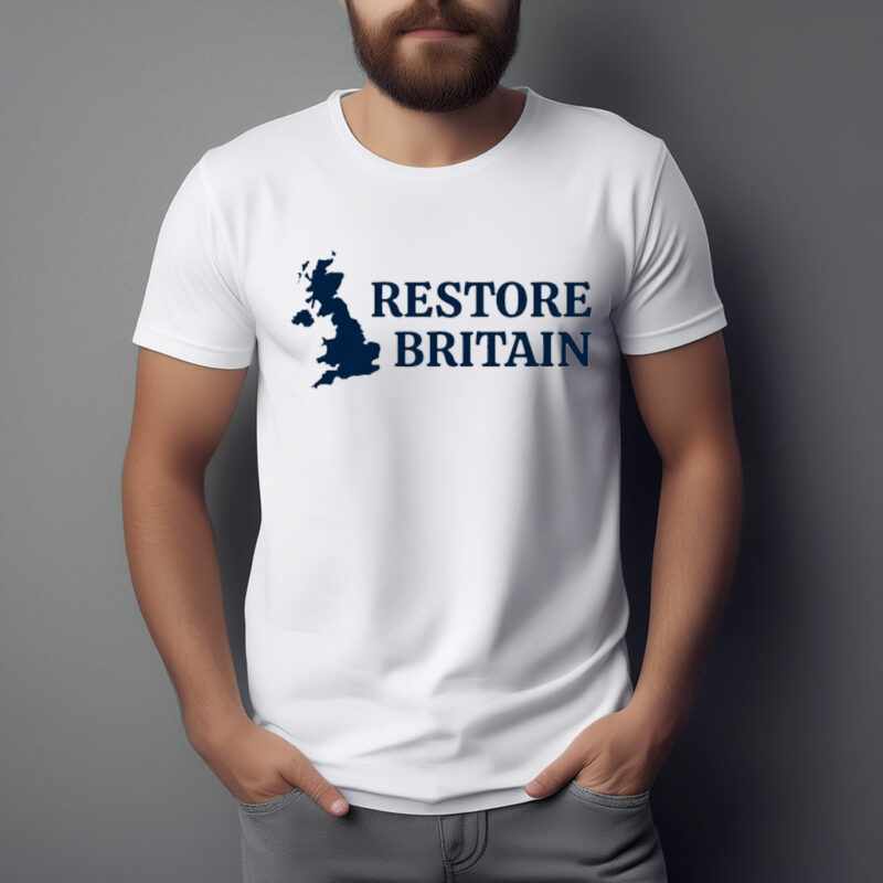 Restore Britain Map T-Shirt
