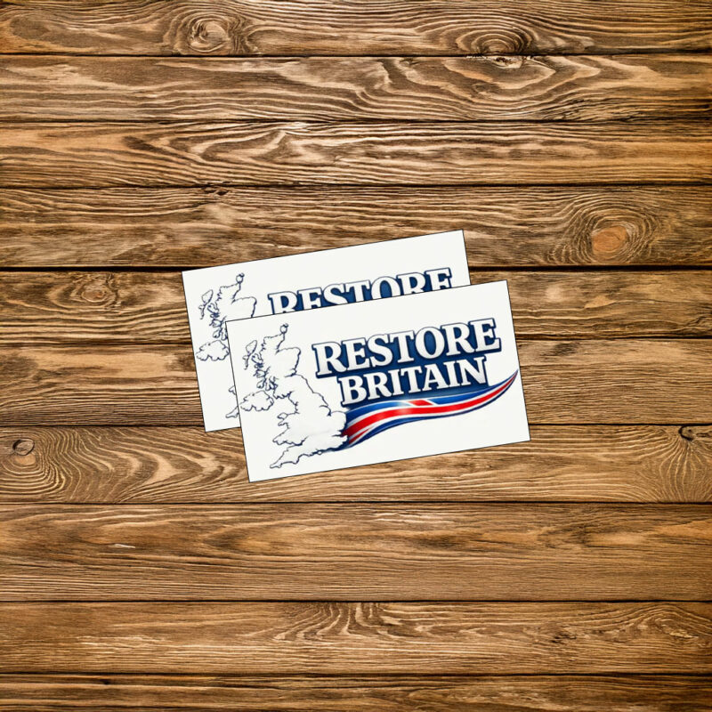 Restore Britain - Matte Paper Sticker