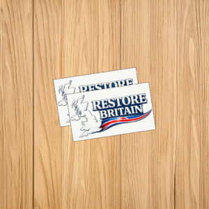 Restore Britain - Matte Paper Sticker