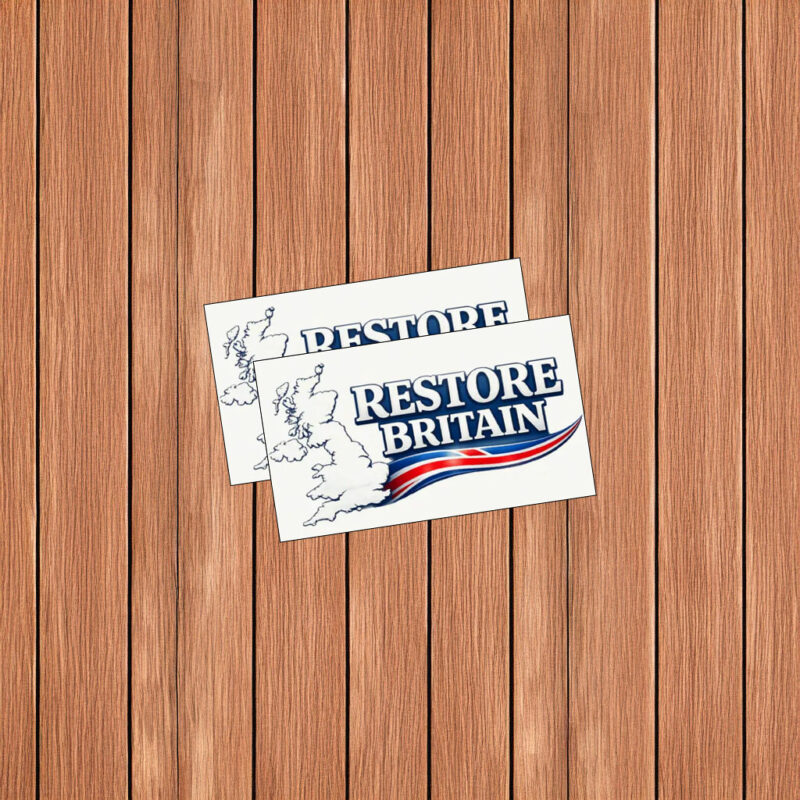Restore Britain - Matte Paper Sticker