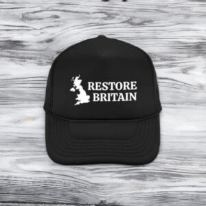 Restore Britain Minimal UK Map Embroidered Hat