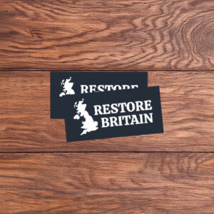 Restore Britain Navy Classic Sticker
