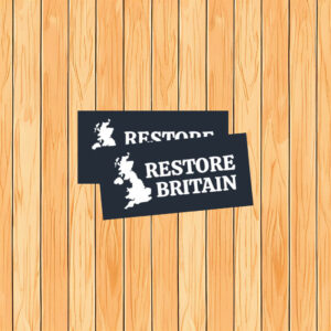 Restore Britain Navy Classic Sticker