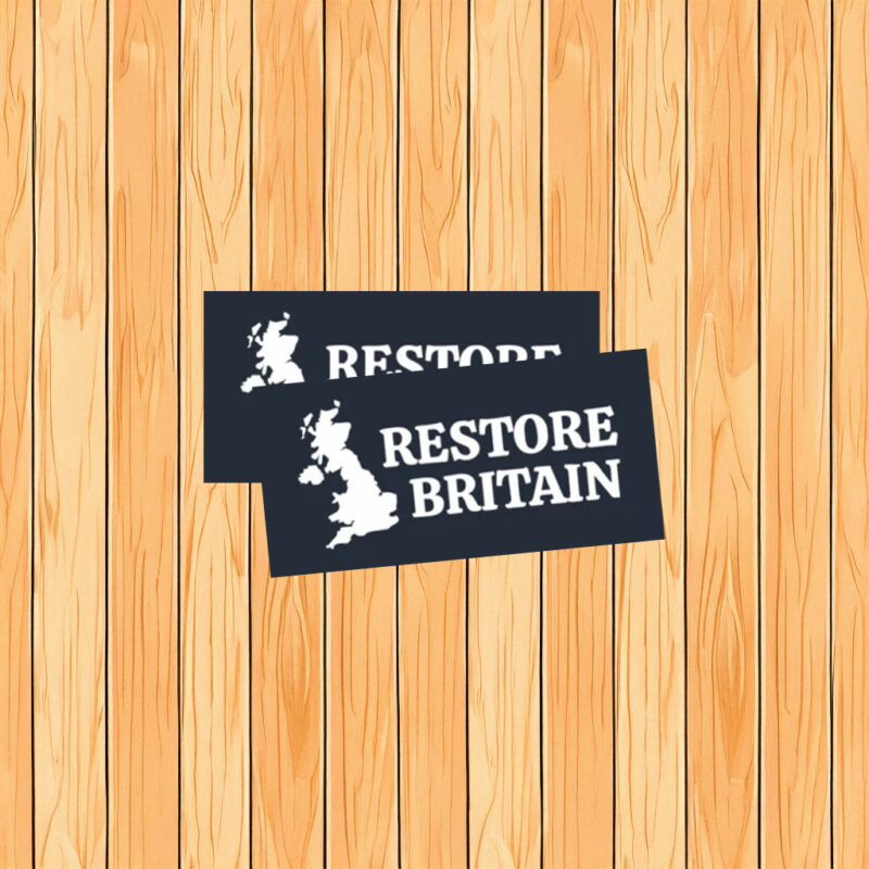 Restore Britain Navy Classic Sticker