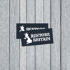 Restore Britain Navy Classic Sticker
