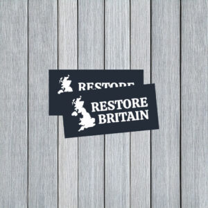 Restore Britain Navy Classic Sticker