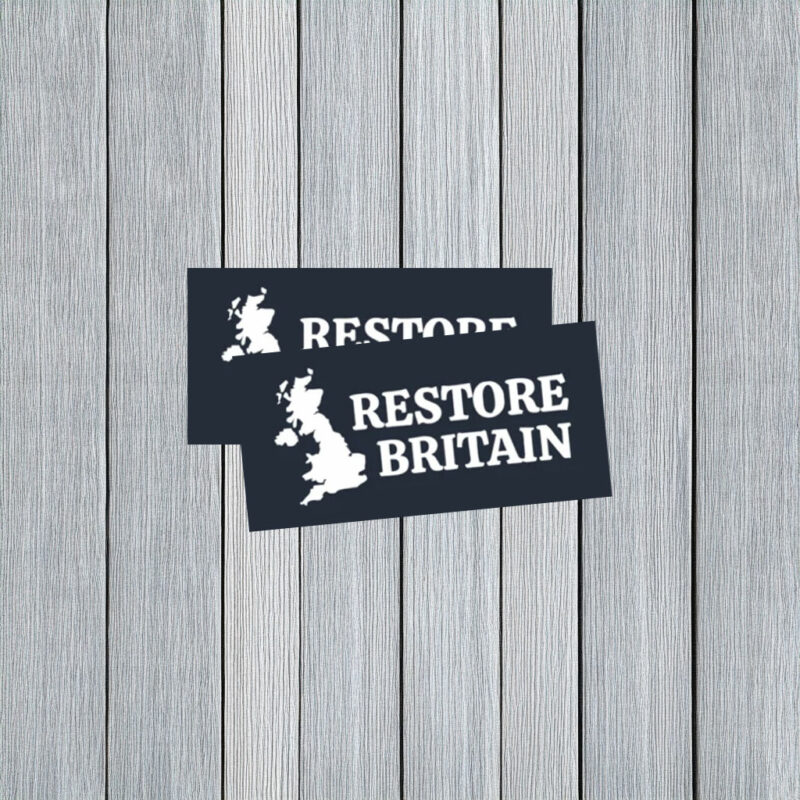 Restore Britain Navy Classic Sticker