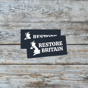 Restore Britain Navy Classic Sticker