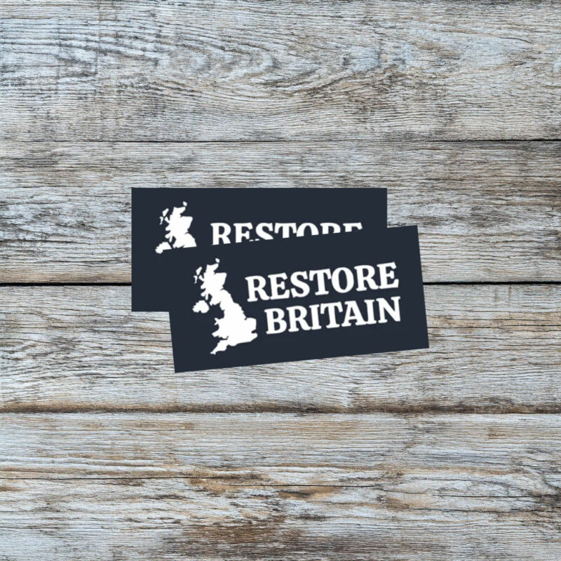 Restore Britain Navy Classic Sticker