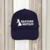 Restore Britain Navy Embroidered Hat Minimalist Cap