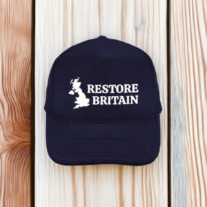 Restore Britain Navy Embroidered Hat Minimalist Cap